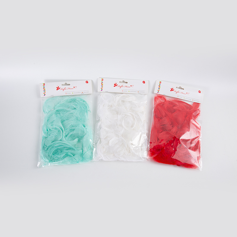 Raffia Dekorative Federn