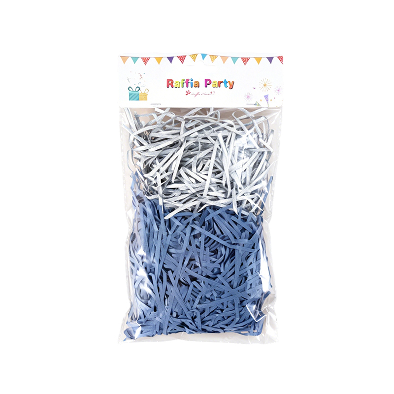 Gemischte Verpackungen aus Glitzer und Papierfetzen