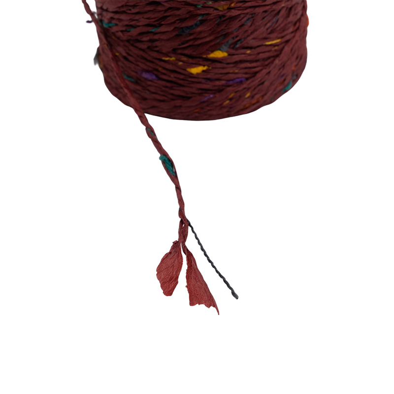 Papiergarn gemischt mit Chenille