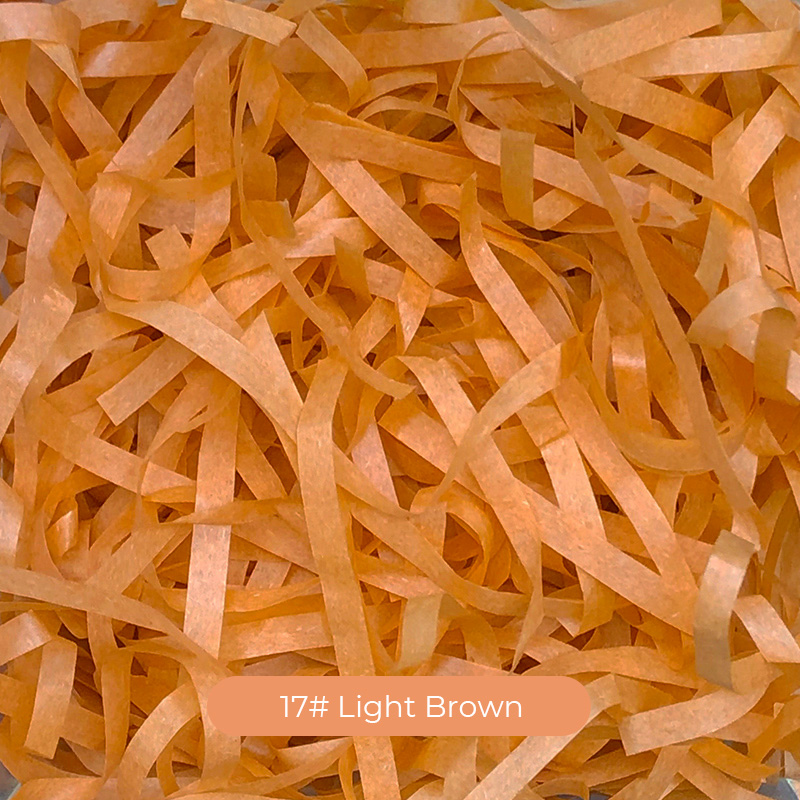 24 g/m2 Holzzellstoff Papier Raffia Shreds
