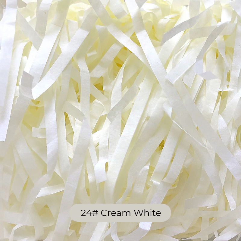 24 g/m2 Holzzellstoff Papier Raffia Shreds