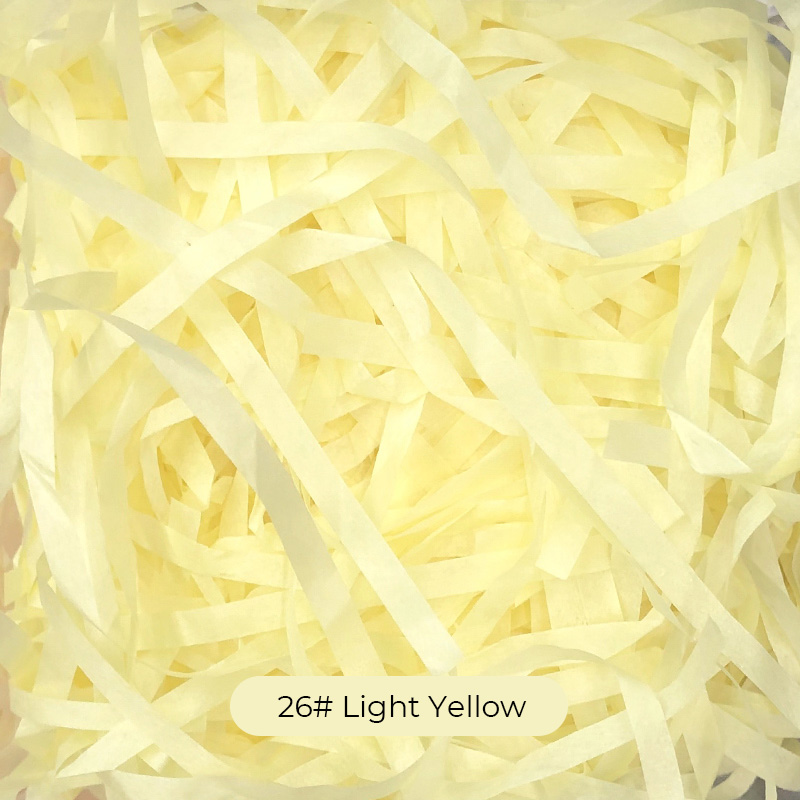 24 g/m2 Holzzellstoff Papier Raffia Shreds