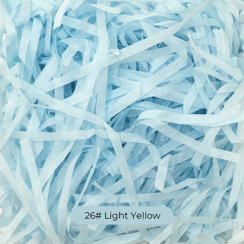 24 g/m2 Holzzellstoff Papier Raffia Shreds