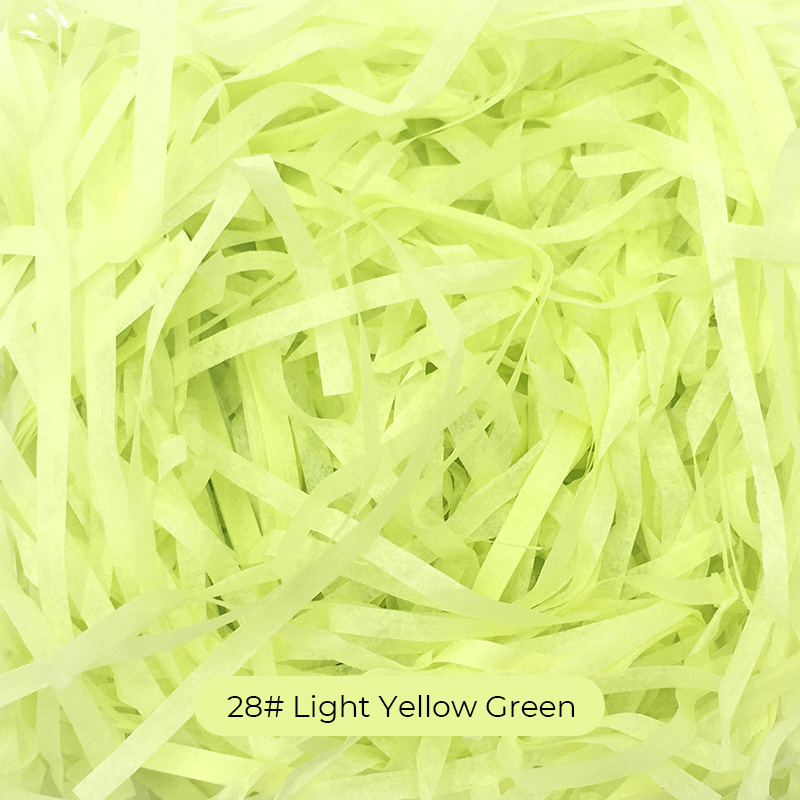 24 g/m2 Holzzellstoff Papier Raffia Shreds