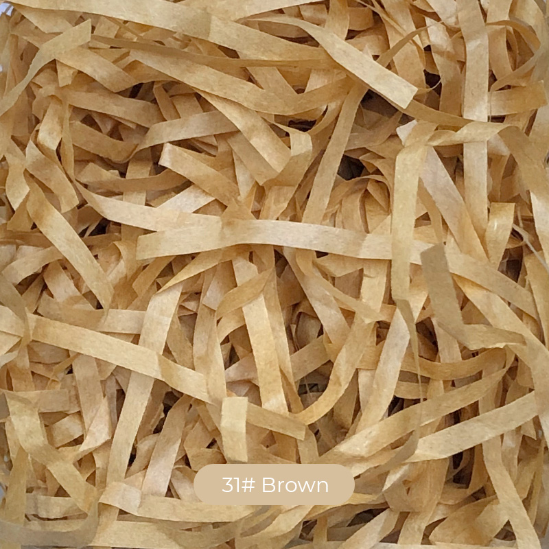 24 g/m2 Holzzellstoff Papier Raffia Shreds