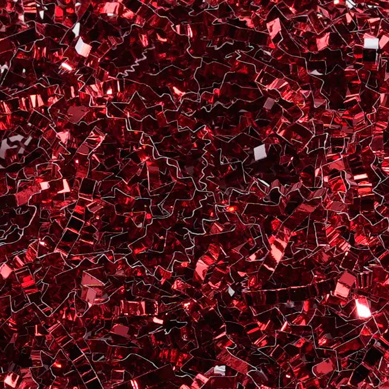 Gekräuselte metallisierte Raffia-Streifen
